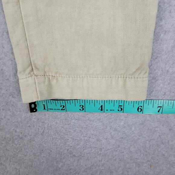 Lucky Brand Pants Womens Sz 00/24 Mid Rise Utility Straight Green Cropped Length - Picture 11 of 13